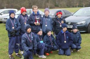 Beeston Hall Cross country team Cup
